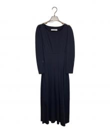 HER LIP TO（ハーリップトゥ）の古着「Marylebone Long Dress」｜ネイビー