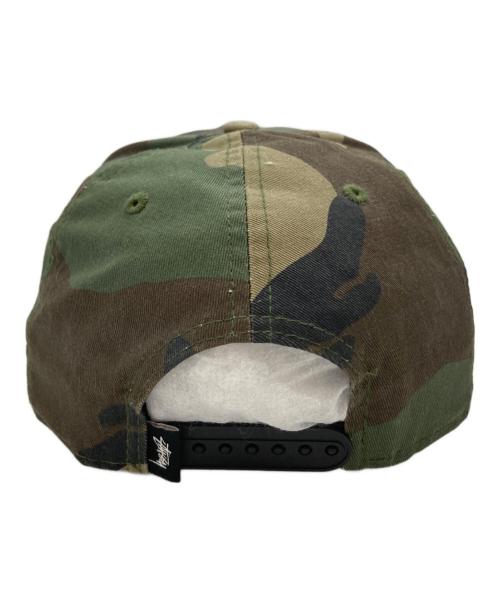 stussy（ステューシー）stussy (ステューシー) New Era (ニューエラ) カモフラロゴキャップ カーキの古着・服飾アイテム