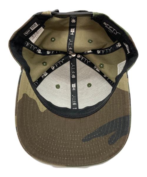 stussy（ステューシー）stussy (ステューシー) New Era (ニューエラ) カモフラロゴキャップ カーキの古着・服飾アイテム
