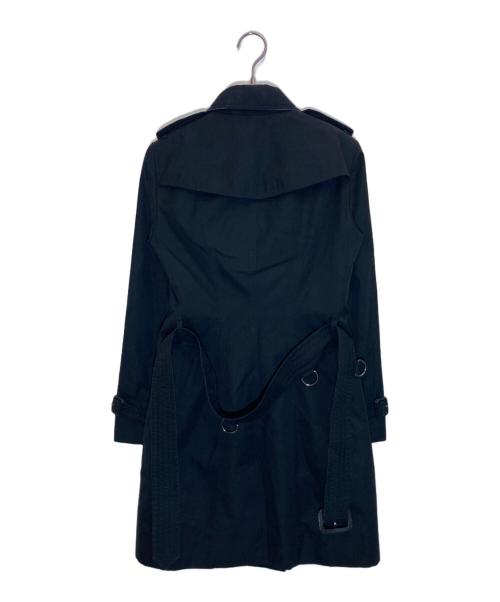 BURBERRY LONDON（バーバリーロンドン）BURBERRY LONDON (バーバリーロンドン) ノバチェックライナー付きトレンチコート ブラック サイズ:SIZE UK 6の古着・服飾アイテム