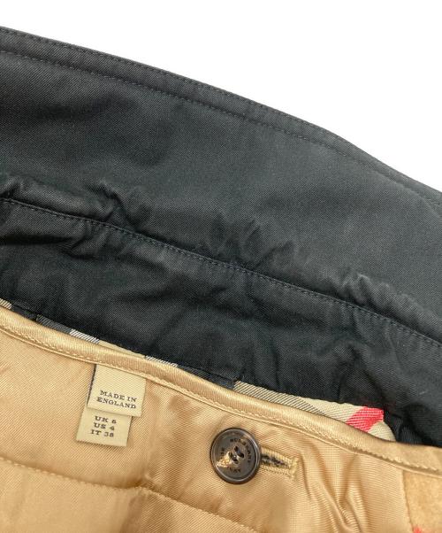BURBERRY LONDON（バーバリーロンドン）BURBERRY LONDON (バーバリーロンドン) ノバチェックライナー付きトレンチコート ブラック サイズ:SIZE UK 6の古着・服飾アイテム