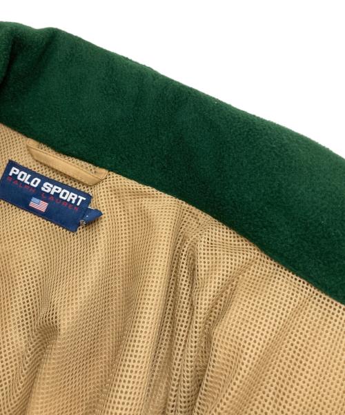 POLO SPORT（ポロスポーツ）POLO SPORT (ポロスポーツ) ジップアップジャケット ベージュ サイズ:Lの古着・服飾アイテム