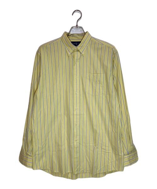 RALPH LAUREN（ラルフローレン）RALPH LAUREN (ラルフローレン) ストライプシャツ イエロー サイズ:Ⅿの古着・服飾アイテム