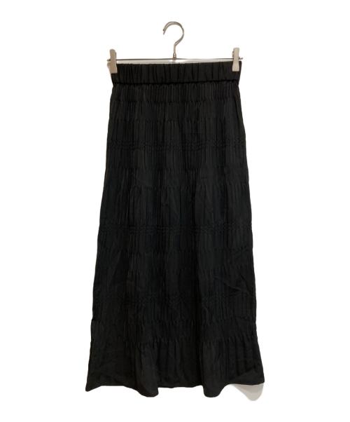 JOURNAL STANDARD（ジャーナルスタンダード）JOURNAL STANDARD (ジャーナルスタンダード) ミニプリーツシャーリングスカート ブラック サイズ:36の古着・服飾アイテム
