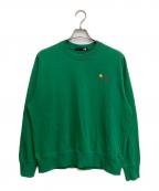 THE NORTH FACEザ ノース フェイス）の古着「Flower Logo CREW」｜グリーン