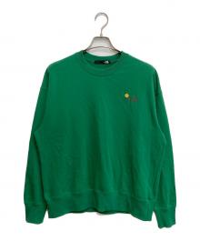 THE NORTH FACE（ザ ノース フェイス）の古着「Flower Logo CREW」｜グリーン