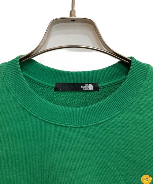 THE NORTH FACE（ザ ノース フェイス）THE NORTH FACE (ザ ノース フェイス) Flower Logo CREW グリーン サイズ:SIZE Lの古着・服飾アイテム