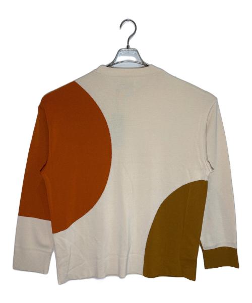 UNITED TOKYO（ユナイテッドトーキョー）UNITED TOKYO (ユナイテッドトーキョー) クルーネックニット ベージュ サイズ:２の古着・服飾アイテム