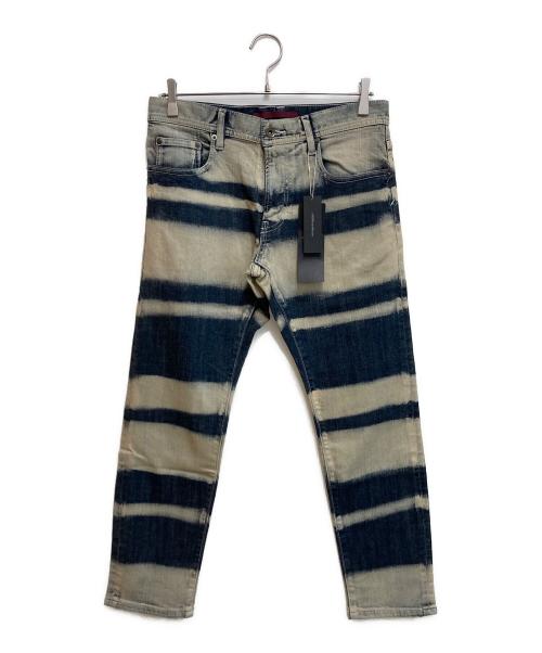 TETE HOMME（テット オム）TETE HOMME (テット オム) デニムパンツ ネイビー×ベージュ サイズ:Ⅿの古着・服飾アイテム