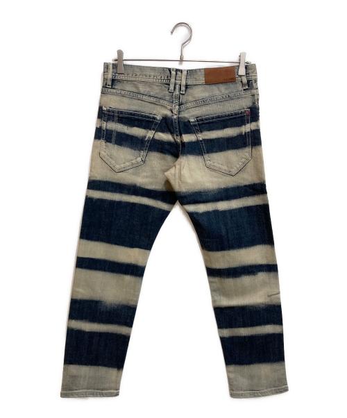 TETE HOMME（テット オム）TETE HOMME (テット オム) デニムパンツ ネイビー×ベージュ サイズ:Ⅿの古着・服飾アイテム