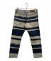 TETE HOMME (テット オム) デニムパンツ ネイビー×ベージュ サイズ:Ⅿ：4000円