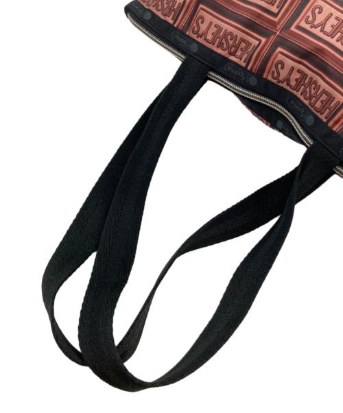 LeSportsac（レスポートサック）LeSportsac (レスポートサック) HERSHEY'S (ハーシーズ) チョコレート柄トートバッグ ブラウン サイズ:-の古着・服飾アイテム