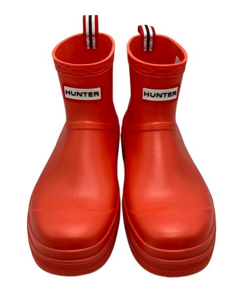 HUNTER（ハンター）HUNTER (ハンター) PLAY MOLDED BOOT レッド サイズ:SIZE UK7の古着・服飾アイテム
