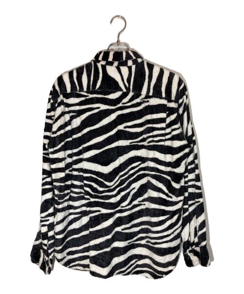 COMME des GARCONS HOMME（コムデギャルソン オム）COMME des GARCONS HOMME (コムデギャルソン オム) ゼブラファーシャツ ホワイト×ブラック サイズ:Lの古着・服飾アイテム