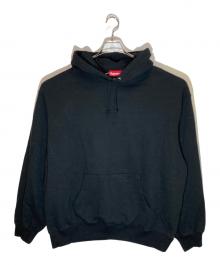 SUPREME（シュプリーム）の古着「satin applique hooded sweatshirt」｜ブラック