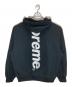 Supreme (シュプリーム) satin applique hooded sweatshirt ブラック サイズ:XL：25000円