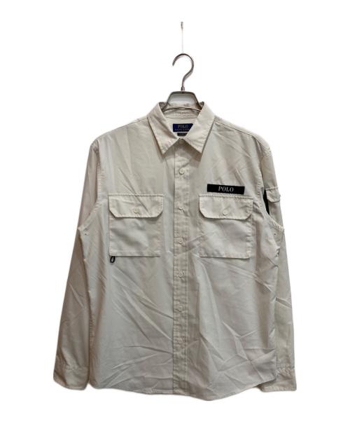 POLO RALPH LAUREN（ポロ・ラルフローレン）POLO RALPH LAUREN (ポロ・ラルフローレン) 長袖シャツ ベージュ サイズ:Ⅿの古着・服飾アイテム