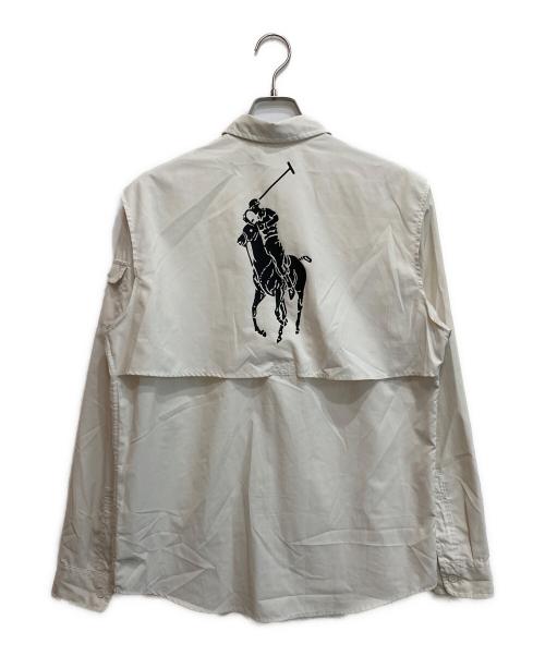 POLO RALPH LAUREN（ポロ・ラルフローレン）POLO RALPH LAUREN (ポロ・ラルフローレン) 長袖シャツ ベージュ サイズ:Ⅿの古着・服飾アイテム