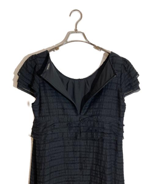 INGEBORG（インゲボルグ）INGEBORG (インゲボルグ) フリルワンピース ブラック サイズ:11の古着・服飾アイテム