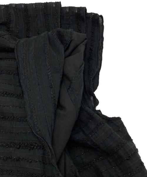 INGEBORG（インゲボルグ）INGEBORG (インゲボルグ) フリルワンピース ブラック サイズ:11の古着・服飾アイテム