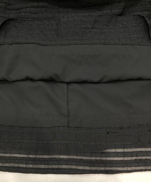 INGEBORG（インゲボルグ）INGEBORG (インゲボルグ) フリルワンピース ブラック サイズ:11の古着・服飾アイテム