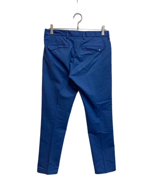 PT TORINO（ピーティートリノ）PT TORINO (ピーティートリノ) マイクロプリントサテンノープリーツパンツ ブルー サイズ:31の古着・服飾アイテム