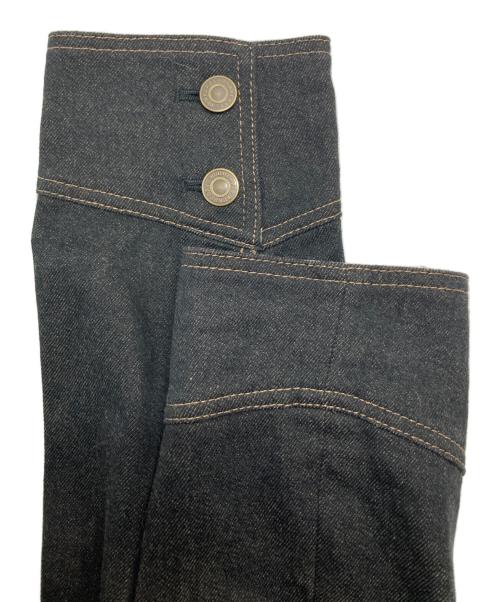 BURBERRY LONDON（バーバリーロンドン）BURBERRY LONDON (バーバリーロンドン) ノバチェックライナー付きデニムジャケット ブラック サイズ:SIZE 150Aの古着・服飾アイテム