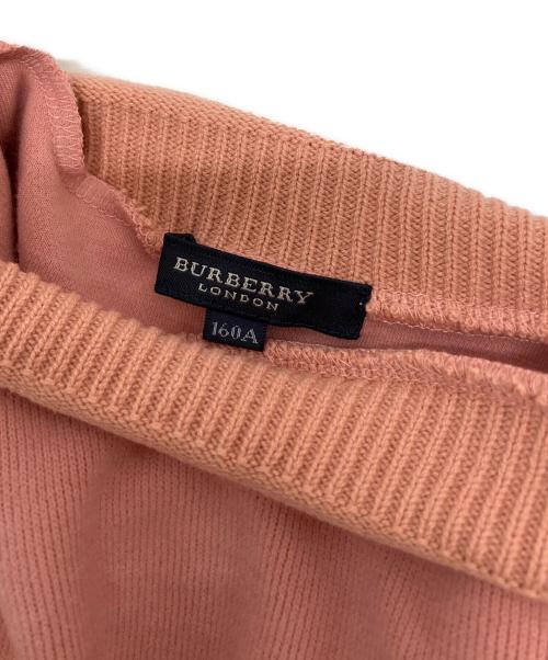 BURBERRY LONDON（バーバリーロンドン）BURBERRY LONDON (バーバリーロンドン) ロゴスウェット ピンク サイズ:SIZE 160Aの古着・服飾アイテム