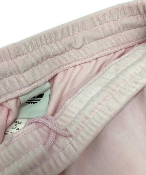 adidas Originals（アディダスオリジナル）adidas Originals (アディダスオリジナル) Snidel (スナイデル) ファイヤーバード トラックパンツ ベロア ピンク サイズ:XSの古着・服飾アイテム