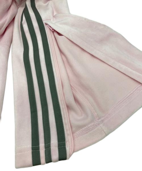 adidas Originals（アディダスオリジナル）adidas Originals (アディダスオリジナル) Snidel (スナイデル) ファイヤーバード トラックパンツ ベロア ピンク サイズ:XSの古着・服飾アイテム