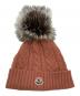 MONCLER（モンクレール）の古着「BERRETO」｜ピンク×ブラウン