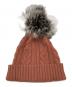 MONCLER (モンクレール) BERRETO ピンク×ブラウン サイズ:-：15000円
