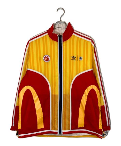 adidas（アディダス）adidas (アディダス) McDonalds (マクドナルド) Eric Emanuel (エリック エマニュエル) リバーシブルナイロンジャケット ホワイト×レッド サイズ:Ⅿの古着・服飾アイテム