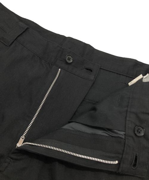 Yohji Yamamoto pour homme（ヨウジヤマモト プールオム）Yohji Yamamoto pour homme (ヨウジヤマモト プールオム) リネン混ミリタリーカーゴパンツ ブラック サイズ:2の古着・服飾アイテム