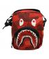 BAPE BY A BATHING APE（ベイプバイアベイシングエイプ）の古着「COLOR CAMO SHARK MINI BAG」｜レッド