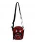 中古・古着 BAPE BY A BATHING APE (ベイプバイアベイシングエイプ) COLOR CAMO SHARK MINI BAG レッド サイズ:-：8000円