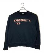 DIESELディーゼル）の古着「ウォータープリント スウェット」｜ブラック