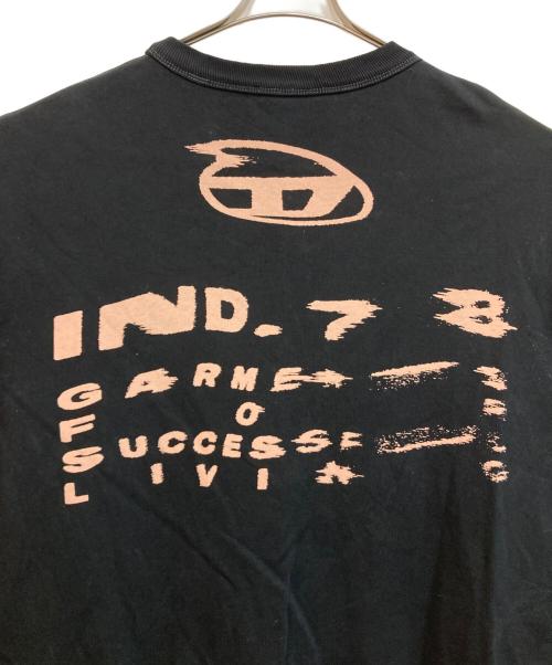 DIESEL（ディーゼル）DIESEL (ディーゼル) ウォータープリント スウェット ブラック サイズ:XLの古着・服飾アイテム