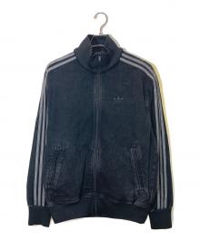 adidas（アディダス）の古着「アディカラー デニム ファイヤーバード トラックトップ」｜ブラック