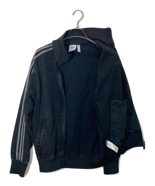 adidas（アディダス）adidas (アディダス) アディカラー デニム ファイヤーバード トラックトップ ブラック サイズ:-の古着・服飾アイテム