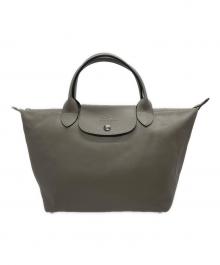 LONGCHAMP（ロンシャン）の古着「ル プリアージュ® エクストラ S トップハンドルバッグ」｜グレー
