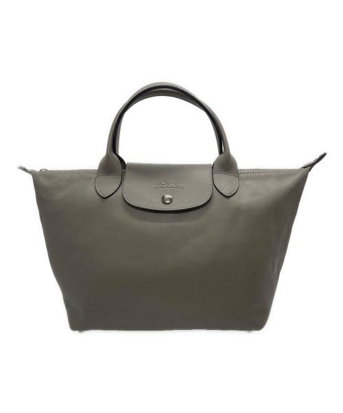 LONGCHAMP（ロンシャン）LONGCHAMP (ロンシャン) ル プリアージュ® エクストラ S トップハンドルバッグ グレーの古着・服飾アイテム