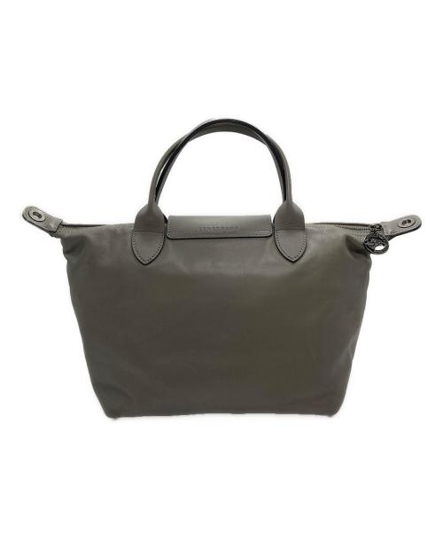 LONGCHAMP（ロンシャン）LONGCHAMP (ロンシャン) ル プリアージュ® エクストラ S トップハンドルバッグ グレーの古着・服飾アイテム
