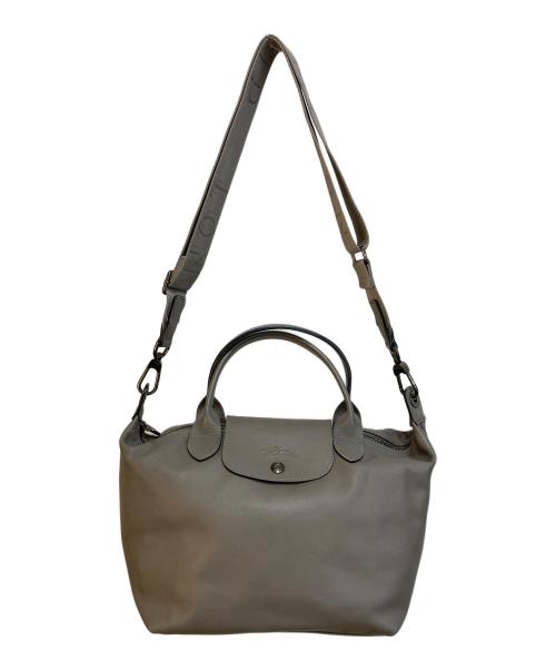 LONGCHAMP（ロンシャン）LONGCHAMP (ロンシャン) ル プリアージュ® エクストラ S トップハンドルバッグ グレーの古着・服飾アイテム