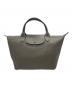 LONGCHAMP（ロンシャン）の古着「ル プリアージュ® エクストラ S トップハンドルバッグ」｜グレー
