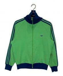 adidas（アディダス）の古着「トラックジャケット」｜グリーン×ネイビー