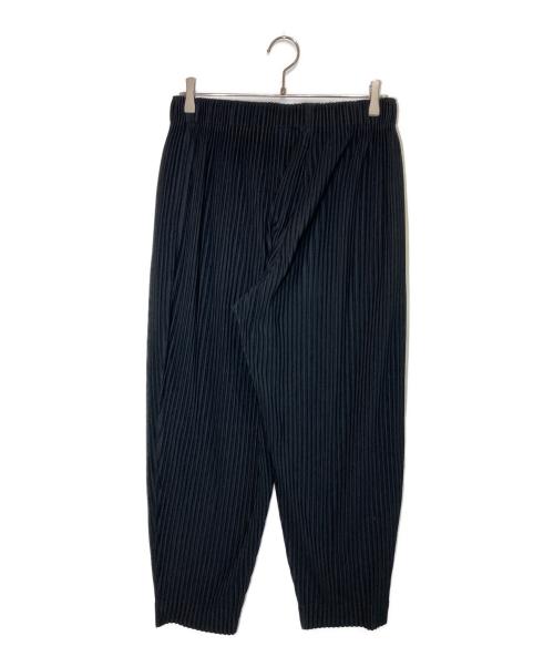 HOMME PLISSE ISSEY MIYAKE（オム プリッセ イッセイ ミヤケ）HOMME PLISSE ISSEY MIYAKE (オム プリッセ イッセイ ミヤケ) プリーツテーパードパンツ ブラック サイズ:SIZE 2の古着・服飾アイテム