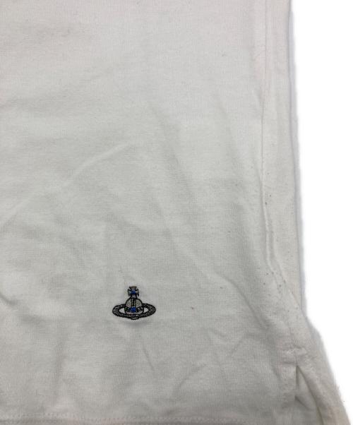 Vivienne Westwood man（ヴィヴィアン ウェストウッド マン）Vivienne Westwood man (ヴィヴィアン ウェストウッド マン) オーヴプリントTシャツ ホワイト サイズ:44の古着・服飾アイテム