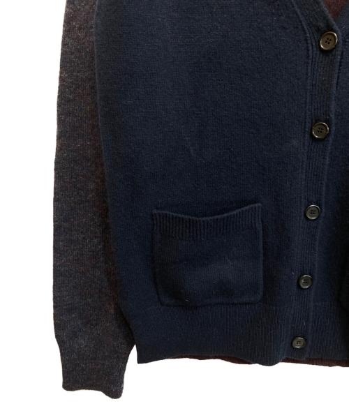 CELINE（セリーヌ）CELINE (セリーヌ) 切替カーディガン マルチカラー サイズ:SIZE XSの古着・服飾アイテム
