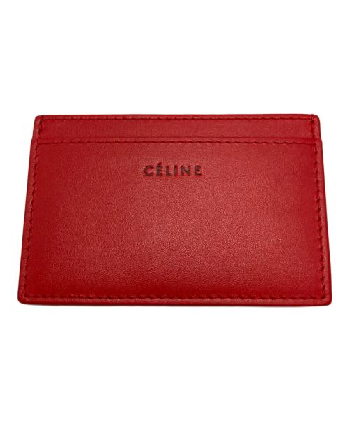 CELINE（セリーヌ）CELINE (セリーヌ) カードケース レッド サイズ:-の古着・服飾アイテム